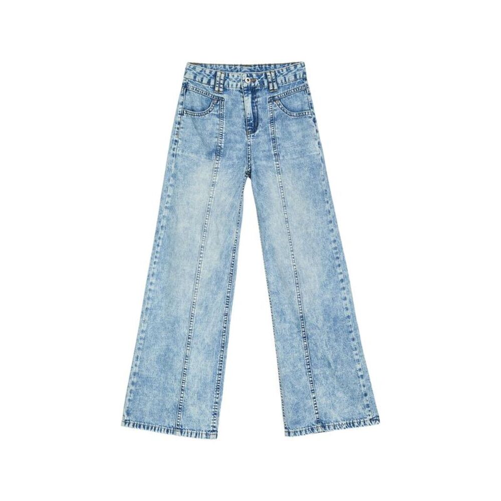 Tractr Girls  Jeans T-Seam Carpenter Wide Pant, Blue
